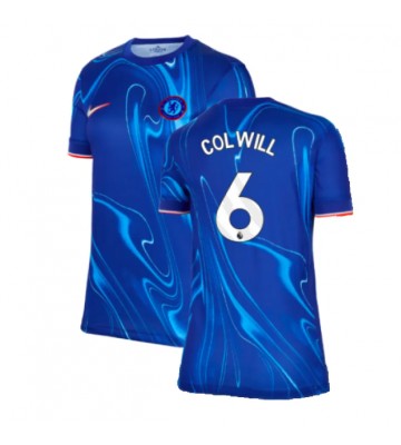 Chelsea Levi Colwill #6 Primera Equipación Mujer 2024-25 Manga Corta